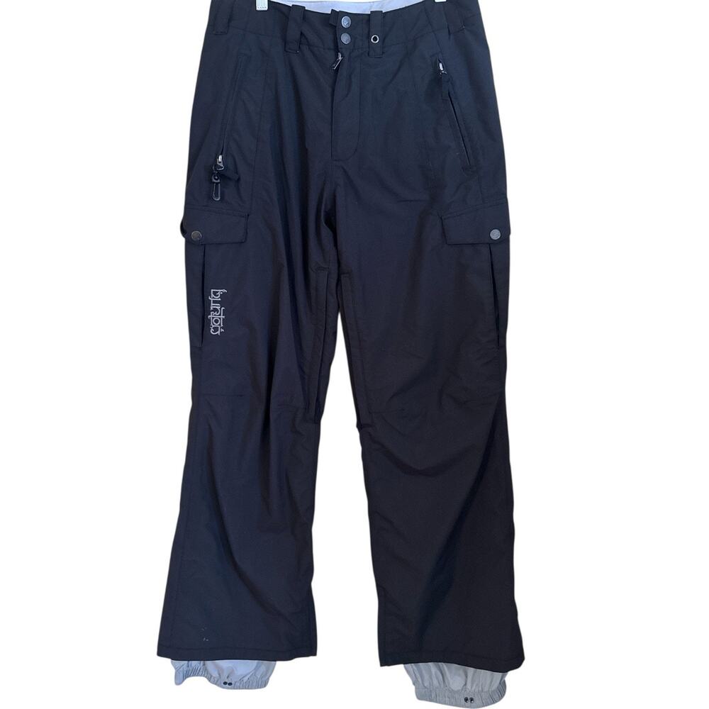 Burton Snowboard Pants Outlast Black Gray Size Small(flaw)